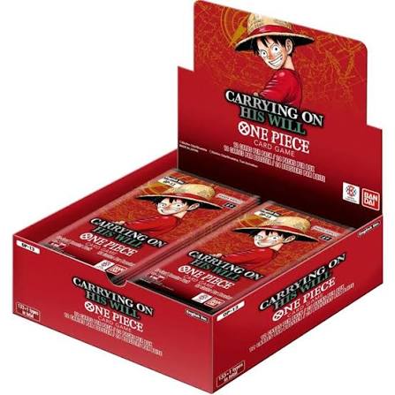 Carrying On His Will Booster Box - Carrying On His Will - One Piece Card Game - TCGplayer.com