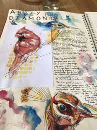 Artist Research Page Of Abby Diamond A Level Art Sketchbook Gcse Art Sketchbook Sketchbook Layout