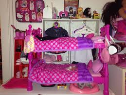 Bedroom 1 With The Pink Walmart My Life As Bunk Beds Doll Bunk Beds Bunk Beds Bunks