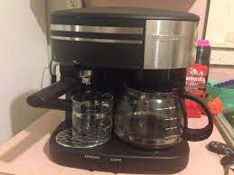 You can ensure a perfect cup of espresso, cappuccino or coffee by using the correct grind of coffee beans and the correct filter for the machine. Best West Bend Coffee Pot And Espresso Machine Have Not Used Espresso Machine But Coffee Pot Works Great 15 For Sale In Mandeville Louisiana For 2021