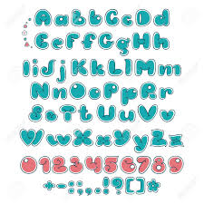 Choose from bubble letter themed fonts such as brewsky font, groovy font, hole font, kingthings bloone font and mckloud storm font. Bubble Double Font Comic Alphabet Handwritten Calligraphy Lettering Royalty Free Cliparts Vectors And Stock Illustration Image 102927510