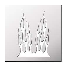 Pochoir Flamme Pochoir Pochoirs Imprimables Gratuits Peinture Facile