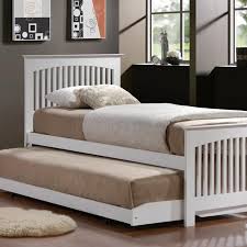 Cool Trundle Twin Beds For Shared Bedroom Minimalist White Kids Trundle Twin Bed Design Inspiration In Grey Colored Wall Kids Bedro Bett Haus Deko Und Graues Kinderzimmer
