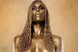 Birth name, destiny mikaela lauren. Green And Gold When Painted Mikaela Lauren Posed Nude With Wbc Belt