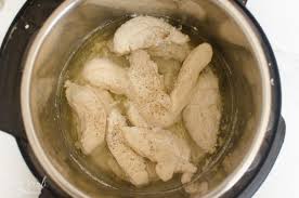 Stir to coat the chicken in the oil. Cooked Chicken Tenders In The Instant Pot Instant Pot Dinner Recipes Instant Pot Recipes Chicken Cooking