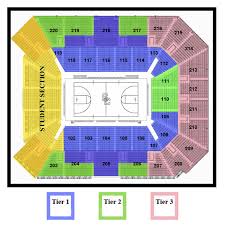 seating diagram galen center