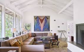 August 2015 — interior design of the 1970s still gets such a bad rap. Kentfield New Interior Design For A 1970 S Ranch Home Inspired By Client S Art Collection