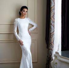 Wedding Dresses Robe De Mariee Long Sleeve Wedding Gowns Lace Satin Handmade Bridal D Inexpensive Wedding Dresses Long Sleeve Wedding Gown Lace Wedding Dresses