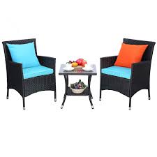 Do4u Outdoor Furniture Sets 3 Pieces Patio Wicker Bistro Set With Coff Hotsaleitem In 2020 Outdoor Furniture Sets Wicker Patio Furniture Set Patio Furniture Sets