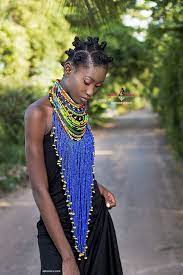 African Beads Gifts Ankara Necklace Ankara Jewelry Bead African Print Necklace African Print Statement Neckpiece Rope Necklace African Fashion African Jewelry African Print