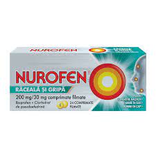 Nurofen raceala si gripa pret catena. Nurofen RÄƒcealÄƒ È™i GripÄƒ 200mg 24 Comprimate Reckitt Farmacia Tei Online