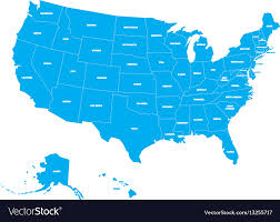 This is customized us map that shows all state names and displays html below the map when a text marker is clicked. Picture Of The United States Of America Map Best Wallpaper