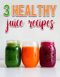 Four healthy juicing recipes to give your body natural energy and helps to detoxify the body! 3 Healthy Juice Recipes Nicole The Nomad