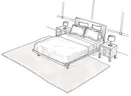 Choosing A Rug The Rug Company The Rug Company Bedroom Rug Placement Rug Under Bed Rugs Layout
