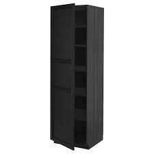Todo lo que has de hacer para tener tu casa en orden por ikea. Metod Armario Alto C Prateleiras Preto Lerhyttan Velatura Preta 60x60x200 Cm Ikea
