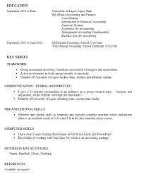 Here is a sample of a resume with no work experience. How To Write First Cv No Experience