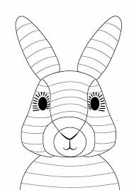 Lapin Graphisme Maternelle Paques Lapin De Paques Coloriage Lapin