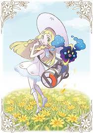 Lillie And Nebby Artwork Png 879 1255 Pokemon Pokemon Characters Pokemon Art