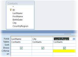 What does access query do? Examples Of Query Criteria Access
