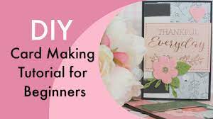 This is a tutorial video on fling card. Diy Card Making Tutorial For Beginners Youtube