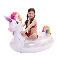 Enjoy fast delivery, best quality and cheap price. Joyin Inflatable Unicorn Pool Float With Glitters Fun Beach Floaties Ride On Unicorn Raft Pool Toys Summer Party Lounge Raft Decorations For Kids 69 X 29 5 X 33 5 Buy Online In Botswana