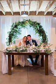 Coastal Inspired Up The Creek Farms Wedding Wedding Couple Table Sweetheart Table Backdrop Head Table Wedding