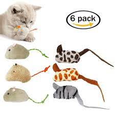 Cat Toys Fur Mice Soft And Durable For Fun To Play With Dummy Mouse Toy Mice For Kitten6 Mice Toys Per Package Learn More By Vis Cat Toys Pet Toys