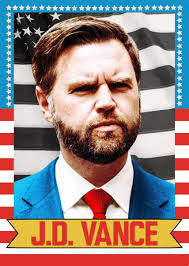 J.D. Vance WWF Style Vice President Custom Card By MPRINTS