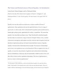 Maybe you would like to learn more about one of these? Pdf The Nature And Distinctiveness Of Social Equality An Introduction