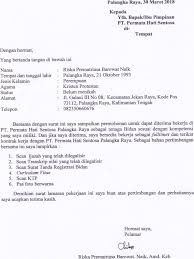 Contoh Surat Lamaran Kerja Tim Kreatif Surat Kerja Tim Pimpinan