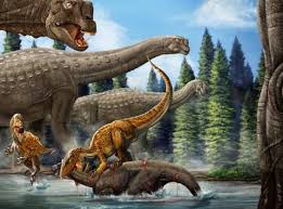 Australovenator Vs Diamantinasaurus Prehistoric Animals Prehistoric World Ancient Animals