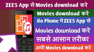 Jio Phone Zee5 App Se Movies Download In Gallery Download Movies Youtube