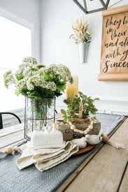 Springtime Farmhouse Table Centerpiece A Hosting Home Farmhouse Table Centerpieces Spring Table Centerpieces Farmhouse Table Decor