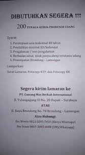 Saking lamanya ada pekerja yang mewariskan pekerjaanya di pabrik kecap ini. Lowongan Kerja Area Blimbing Brondong Paciran Dan Sekitarnya Photos Facebook