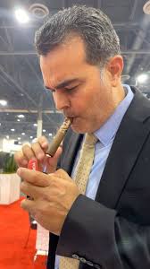 PCA Day 1 at the CLE Cigar Company booth with Christian Eiroa.,  #clecigarcompany #EiroaCigars #PCA2023