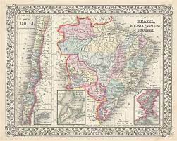 Federico arias y daniel chung en los comentarios (abc. 1867 Mitchell Map Of Chile Brazil Bolivien Paraguay Und Uruguay Ebay