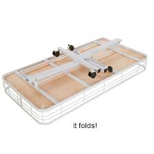 Folding Dump Table This Dump Table Is Durable And Inexpensive This Table Can Easily Fold Making It Super Portable And An Ideal Choice F Bins Dumped Durable