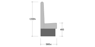 The items listed for sale are just a few of the most common designs. Office Booths Booth Seating Banquette Seating