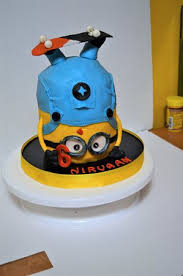 Someone ordered a cake for his nephews birthday. 3d Cakes In The Shape Of Minion Hot Favorite For Boys Ideal Your Your Kids Birthday All Our Cakes Can Be Customized To Meet Your Theme And Budget See More Designs At