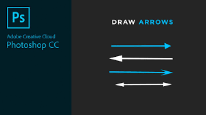 Hold shift and start drawing to the left or right to draw a horizontal line, and up or down to draw a vertical line. Drawing A Line Arrow And Arrowhead In Photoshop Cc Youtube
