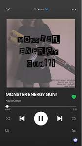 Well, this row of numbers is the code/id for this type of gear. Monster Energy Gun