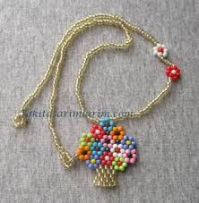 Resultado De Imagen De Miyuki Kolye Modelleri Pendientes Con Cuentas Collares Collar Bisuteria