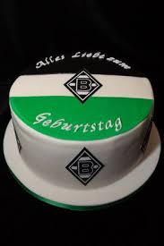 Borussen Torte Monchengladbach Grun Schwarz Motivtorten Geburtstagstorte Fussball Torte