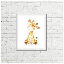 Baby Giraffe Nursery Print Safari Printable Wall Art Jungle Animal Nursery Decor Boy Or Girl Giraffe Nursery Prints Printable Nursery Art Baby Giraffe Nursery
