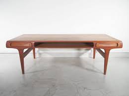 Accent your living room with a coffee, console, sofa or end table. Large Mid 20th Century Teak Coffee Table With Drawers 74438