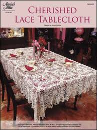 Cherished Lace Tablecloth Crochet Tablecloth Pattern Crochet Table Topper Crochet Tablecloth