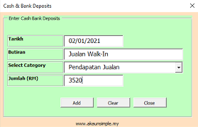 Sentiasa pastikan stok yang masuk dan keluar sentiasa dicatat. Akaun Simple Super Simple