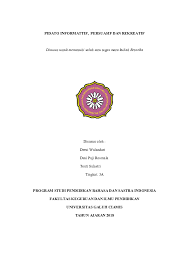Tugas hal 202 bahasa indonesia. Makalah Bahasa Indonesia Research Papers Academia Edu