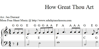 If you're a beginner who can't read music sheets, this site was made just for you. How Great Thou Art Easy Piano 3 Steps