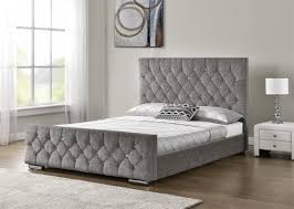 Restoration hardware churchill fabric queen bed frames with mattress and box. Elena Upholstered Bed Frame Fabric Bed Frame Velvet Bed Frame Bed Frame
